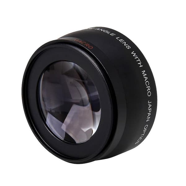 HD 52mm 0.45x vidvinkelobjektiv med makroobjektiv til 52mm DSLR-kamera