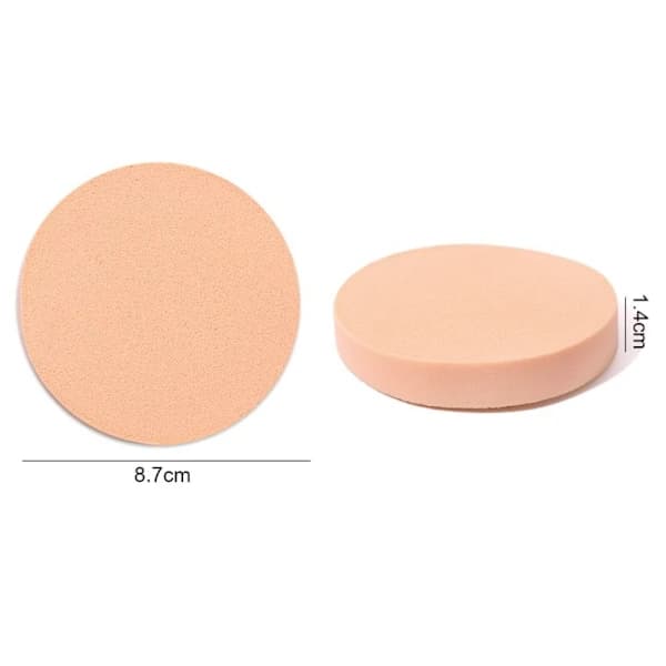 10 st Puderpuff Kosmetisk VIT vit[XJ]