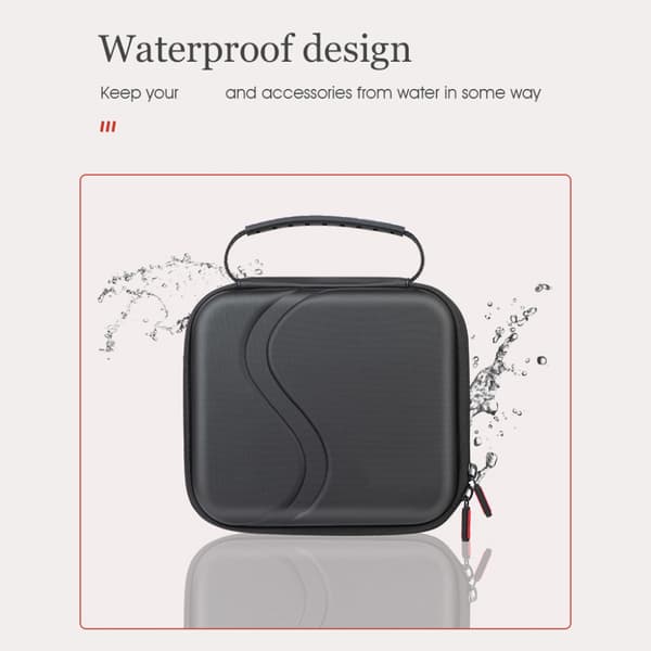 PU Carrying Case Compatible with DJI OM 5 Camera Bag Portable Storage Bag Shoulder Bag