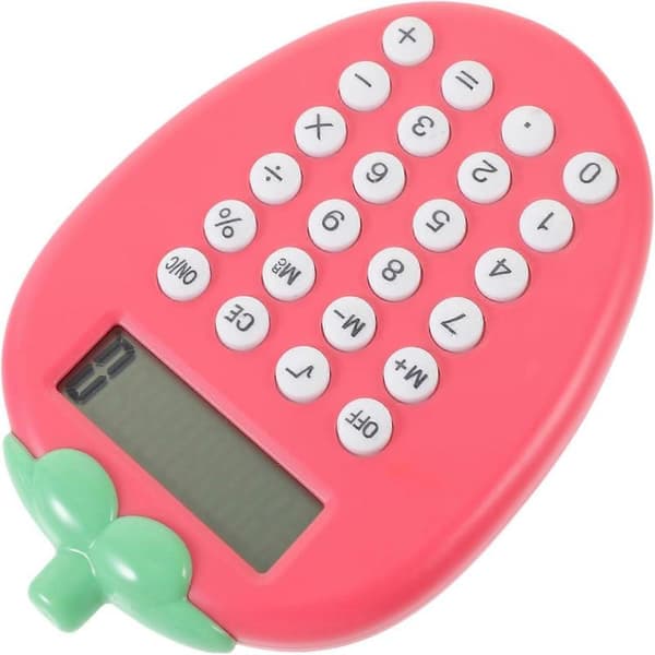 Elektronisk kalkulator, lommekalkulator, kontorkalkulator, skrivebordsdekor for skolen -Yx