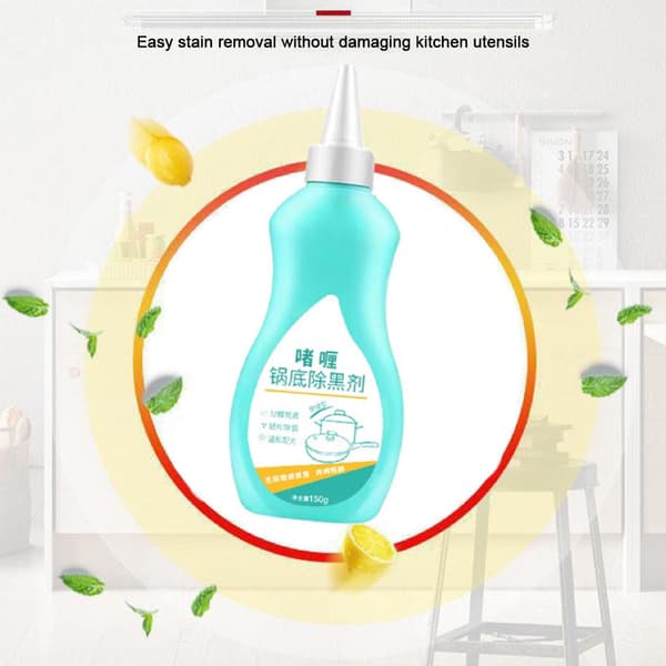 Pots Bottom Effective Degreaser Easy to Apply Rinse Aid for Cookware Use 1pc 1pc