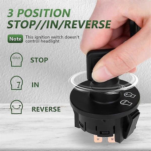Ignition Switch 3-Position with Key for Toro 117-2221 137-4100 Z Cutter ZS Series js