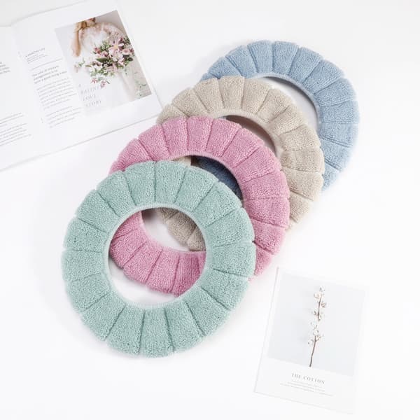 4-pack Thicker Toilet Seat Covers - Softer and Warmer Toilet