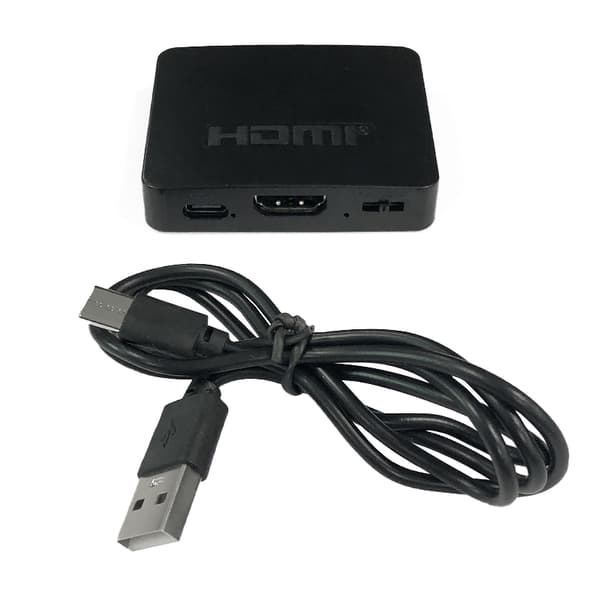 4K HDMI splitter 1 ind / 2 ud Sort