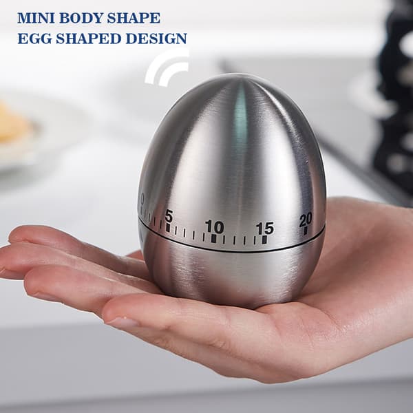 60 minutter Æg/æbler form Køkken Mekanisk timer Multifunktionel nedtællingspåmindelse til hjemmekøkkenstudie Æg Egg