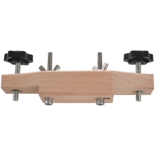 1 sett solid lønn rustfritt stål gitarbro installasjonsklemme luthier verktøy gitardeler tilbehør trefarge