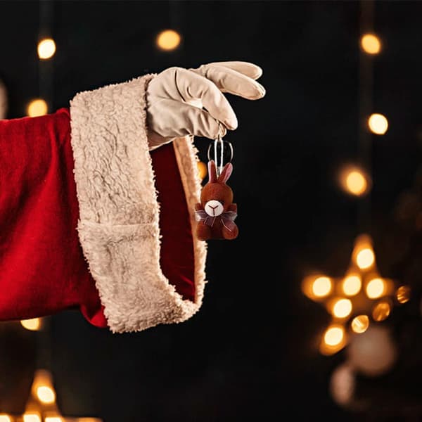 24-dagars julkalender med plyschdjur och nedräkningstimer
