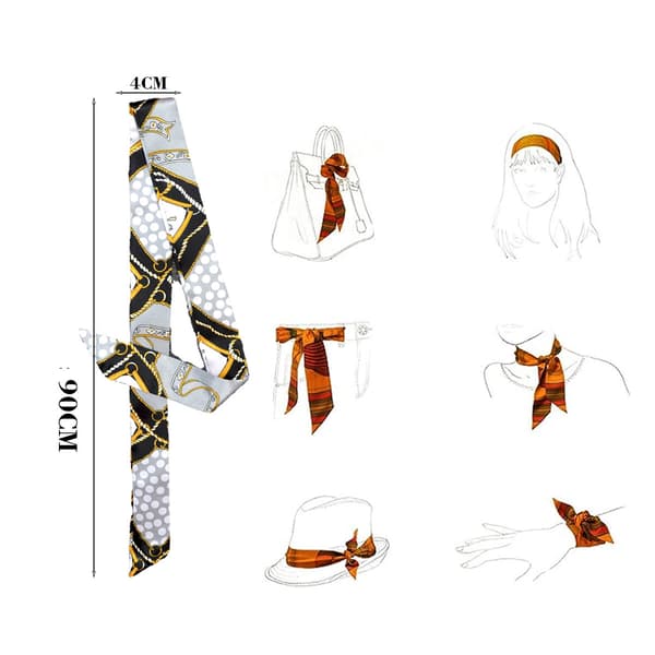 Hair Band 6-pack Edging Bands for Laying Edges