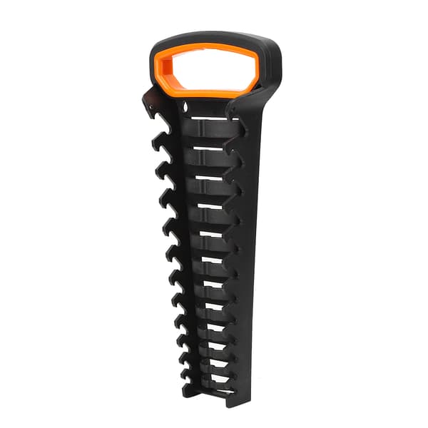 Wrench Sorting Holder Bracket Wrench Organizer Storage Tray Socket Wall Mounted Tool Self-Locking Function (12 Wrench Capacity)