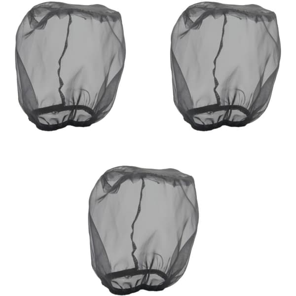 3X Universelt Bil Luftfilter Støvdeksel Beskyttelse for Høyflyt Luftinntaksfilter 15X12cm