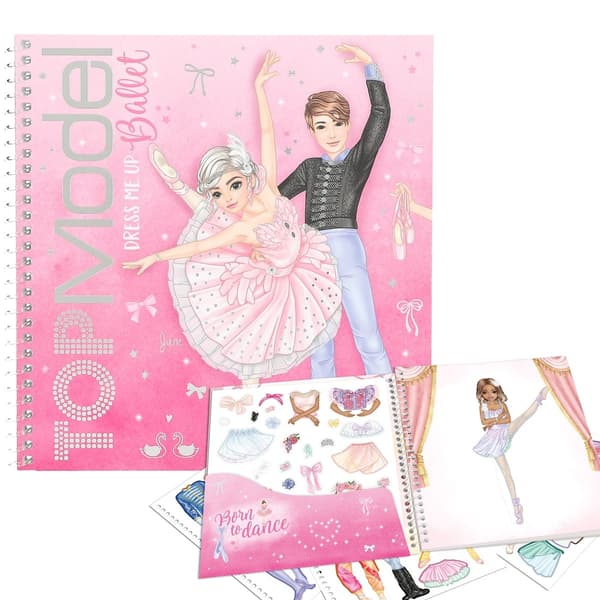 TOPModel Dress Me Up -tarrakirja BALETTI multifärg