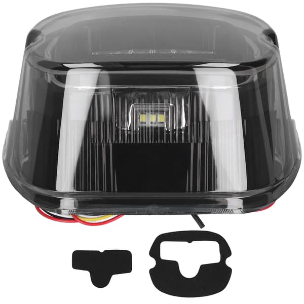 12V Universal LED Retro Motorcykel Baglygte Brems Nummerplade Blinklys PMMA Linse