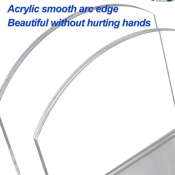 Crystal Clear Acrylic Napkin Holder for Table, Transparent Napkin Holder