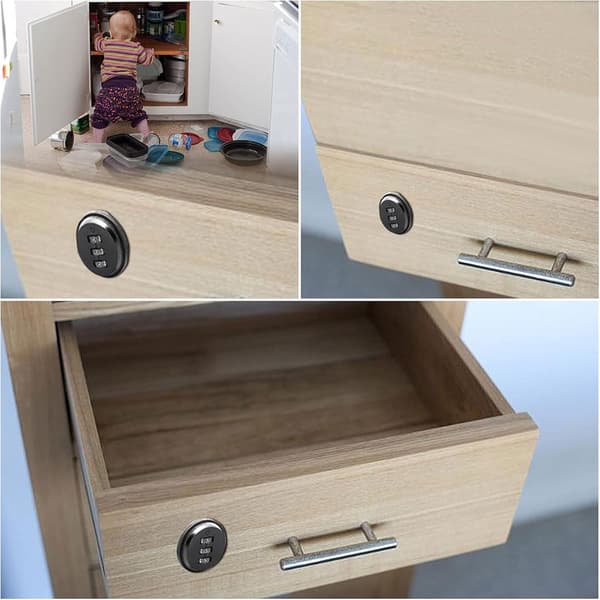 4-pak kombinationskamlås 1-1/8 tommer cylindrisk kombination C
