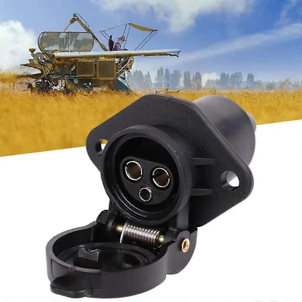12V Kontakt Tilhengerfeste Uttak Adapter Bil Vanntett for Lastebil Traktor