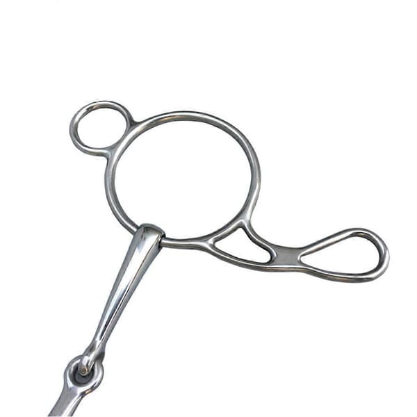 Hestebitt Ring Snaffle Bitt Hestemunnstykke for Ridetrening