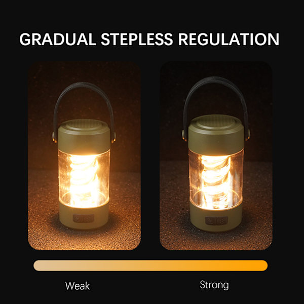 Wireless Multifunction Speaker Camping Lamp Water Resistant, Robust Night Light for Outdoor Activities Without Bracket Without Bracket