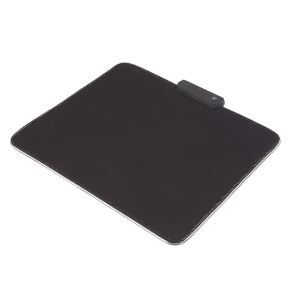 RGB Mouse Pad 300x250x4mm/11.8x9.8x0.2in 12 Lighting Effects USB-connected LED Gaming Mouse Pad for Low DPI Gaming
