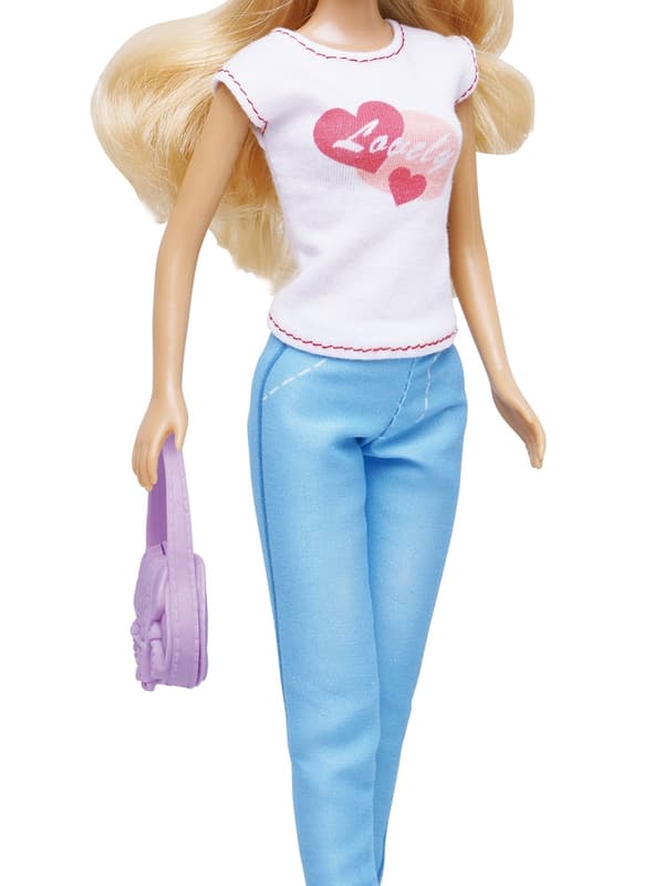 Anlily Docka med Jeans, multifärg