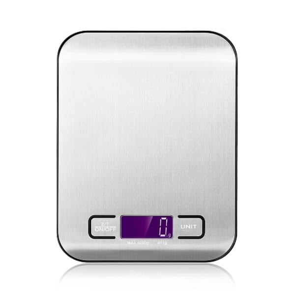 10kg/1g Electronic Kitchen Scale, Stainless Steel Digital Kitchen Scale