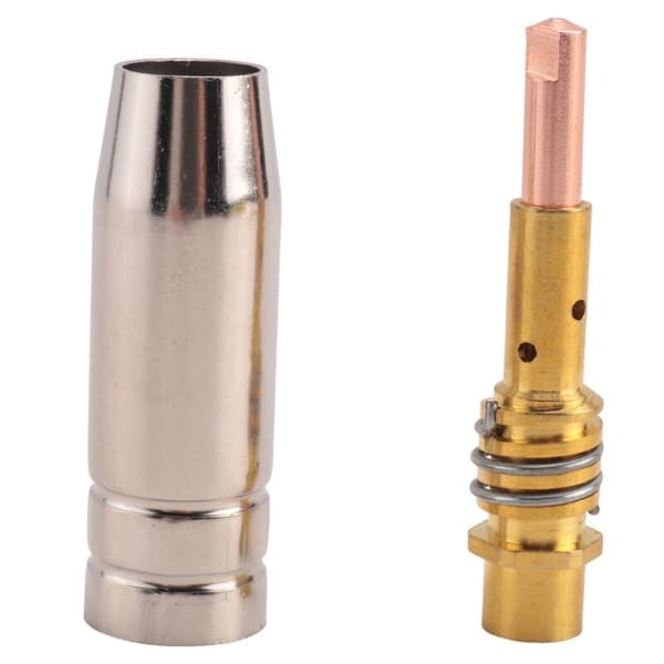 Nozzle Holder for Welding, Nozzle Kit for Mig Welding, Consumable Accessories Suitable for 15AK Torch, Welding Machine 0.8mm