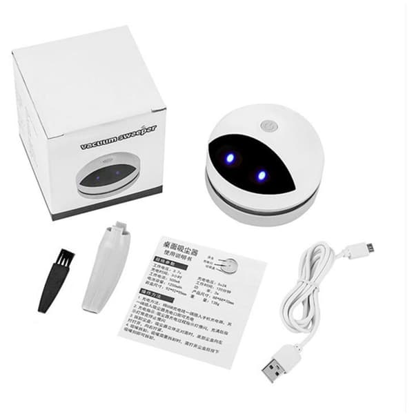 Multifunctional Mini Vacuum Cleaner USB Keyboard Desk Sweeper Desktop with Cleaning Brush Portable Handheld Cleaning Machine