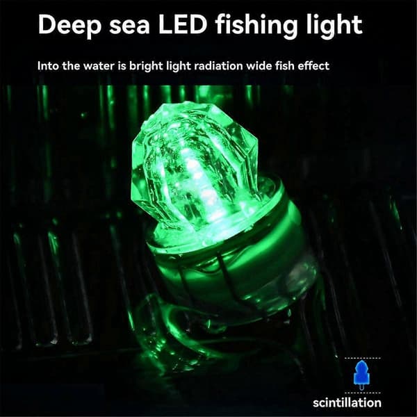 Mini LED -kalastusviehevalo, vedenpitävä kalastusviehevalo, B