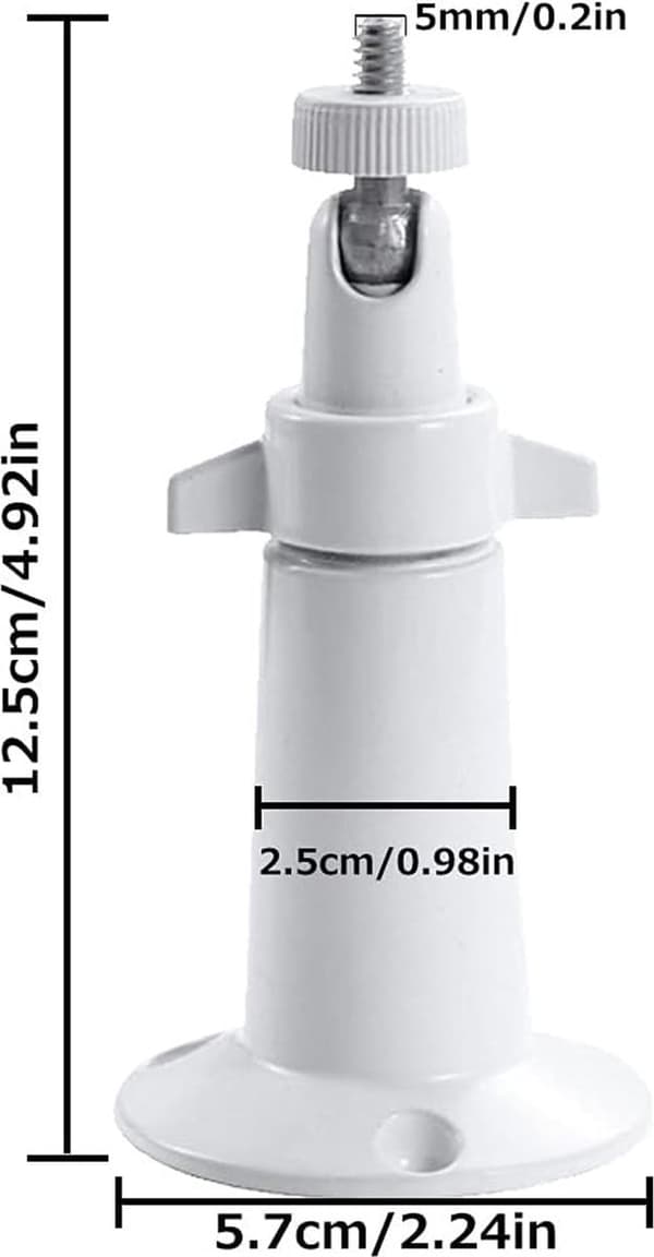 Adjustable Camera Wall Mounts, for Indoor/Outdoor Security Cameras, 2-Pack