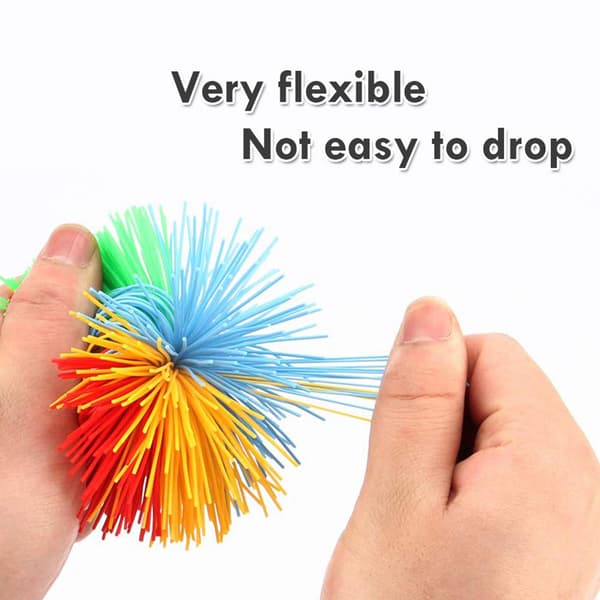 10 stk Anti Stress Silikone Stringy Bolde Hoppende Fidgets Stresslindring Sensorisk Fluffy Bold til Børn Voksne