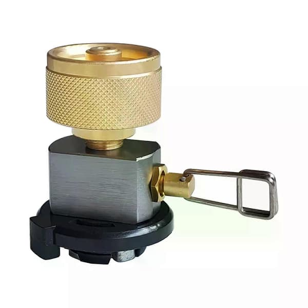 Easy Clic Plus-system med gjenget gassbeholderadapter Campingaz gasskomfyr konverter til Lindal Valve_Kvalitetsgaver thread