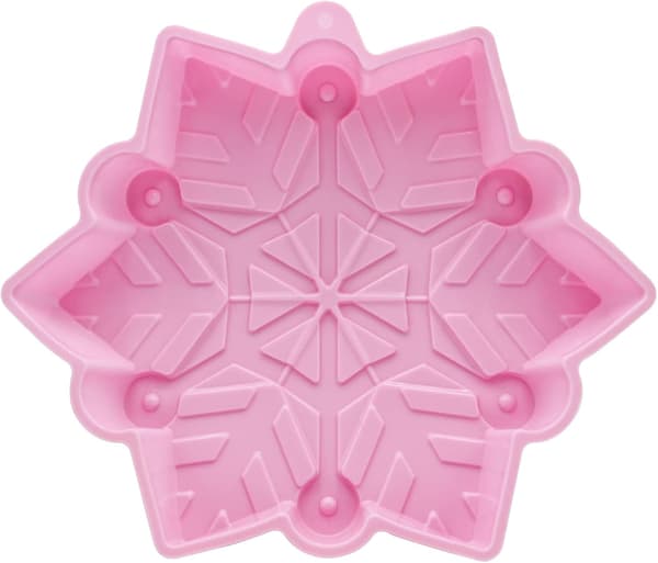 Large Snowflake Baking Mold Silicone Snowflake Molds Christmas DXGHC