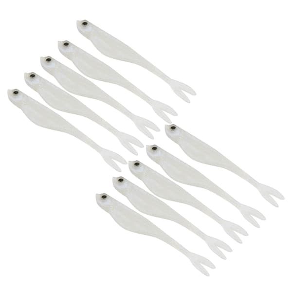2Set Portable Artificial Simulation Fish Shape Soft Silicone Lure Fishing Accessories5#