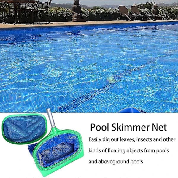 Poolnet, Skimmernet til pool med ultrafint net, Poolskimmernet, Damnet, Til poolrengøring