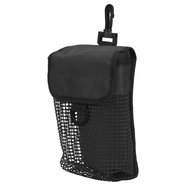 Outdoor Portable Lightweight Diving Mesh Bag Package with Buckle (Black)