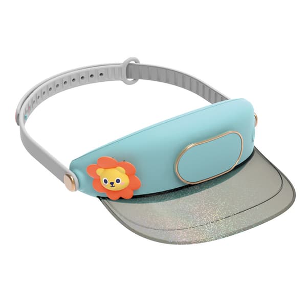 Bladeless Sun-Hat Fan USB Kylfläktar för barn Ljusblå Light Blue