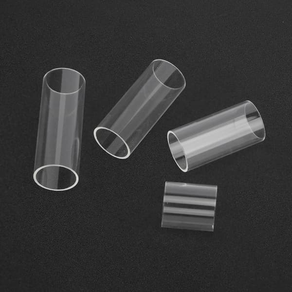 Guitar Slide Transparent Glas Bas Holdbare Streng Slides Cylinder Lys Tone BarSæt