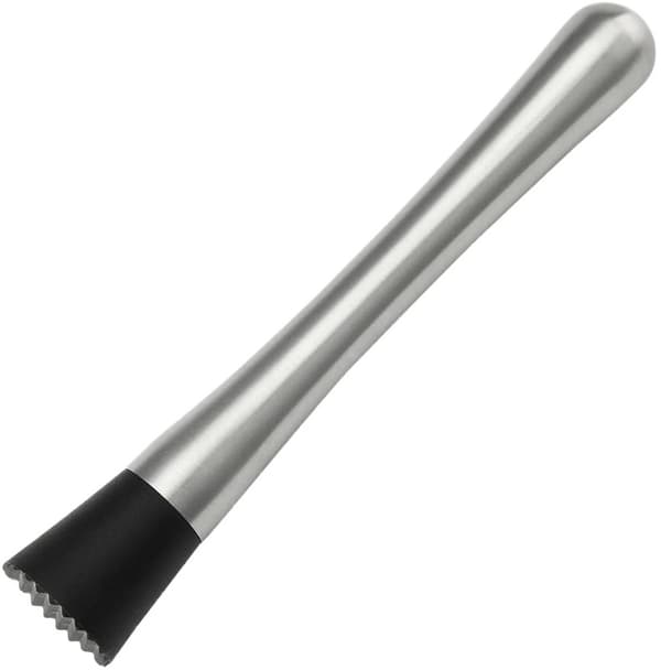 Blandingsstav ishammer, cocktailknuser, barudstyr, rustfrit stål popsicle smasher, dobbeltsidet ske