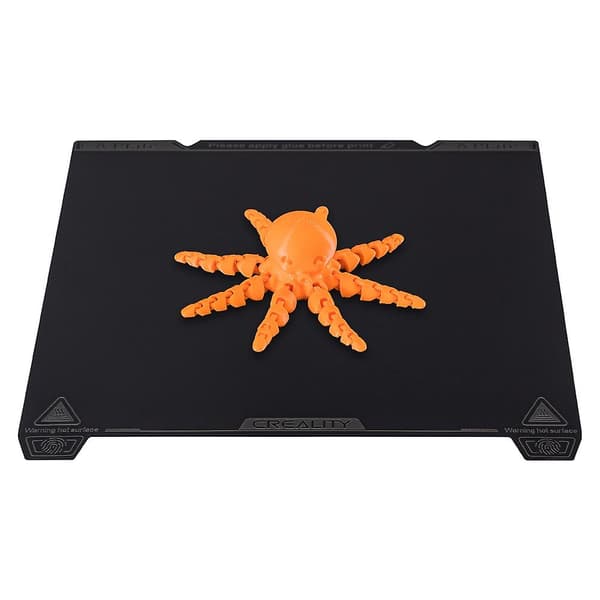 Creality K1 Glat PEI Byggeplade 235x235mm - Uden blød magnetisk nem modelfjernelse Velegnet til En