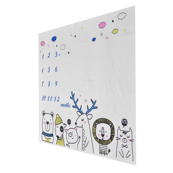 Baby Photography Cloth Polyester Cute Cartoon Pattern Exquisite Beautiful Blanket Background