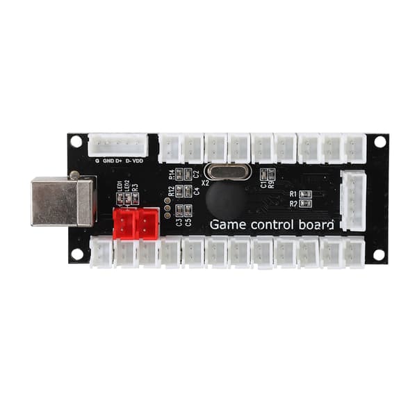Arcade Game USB-koderkontroller med akrylkrystallveske for Raspberry Pi og PC Mainframe882C