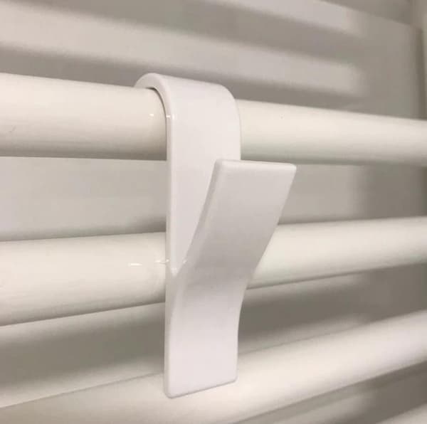 4 dele-Håndklædekroge- Radiator-Håndklæde- Badeværelse- Designer radiator