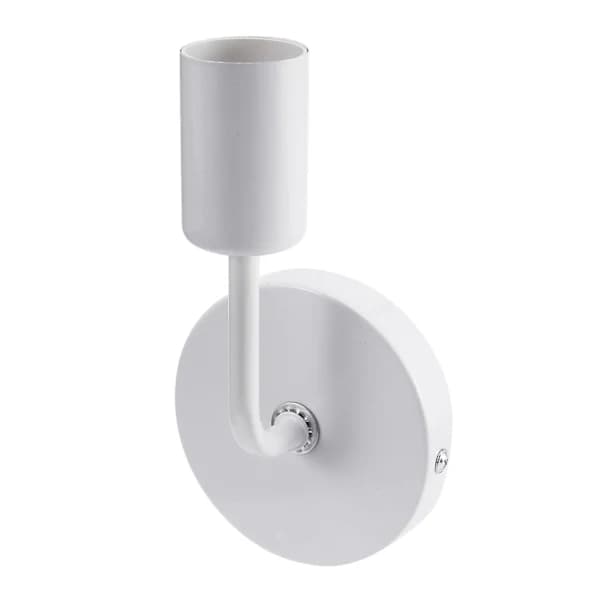 White Loft Antique Iron Single Bar Aisle Suction Cup Wall Lamp