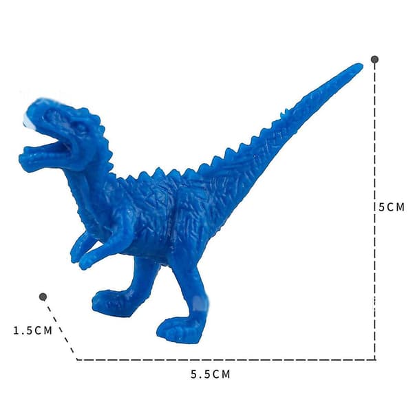 Dinosaurieadventskalender - Överraskningsleksaker i blindbox, 24 olika dinosaurier