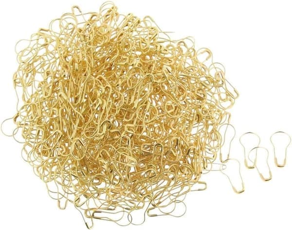 Assorted 1000-pack Sewing Needles for Garment Making and Crafts, Golden