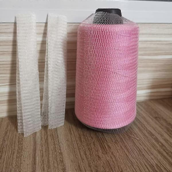 20 meter trådnettspoleholder for forskjellige størrelser av broderi, sying, quilting og overlock trådspoler/koner - klipp til valgfri lengde