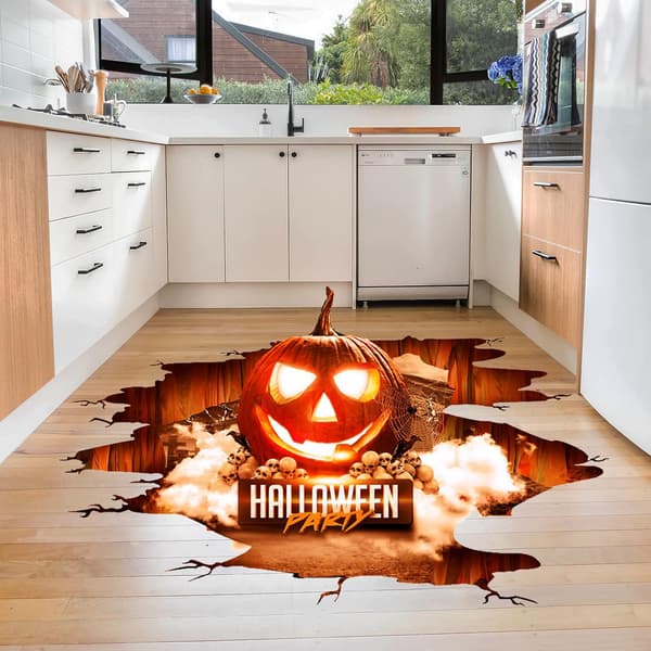 3D Halloween-seinätarrat irrotettavat, kurpitsa Halloween-seinätarra