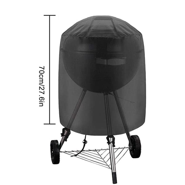 Pyöreä grillisuojus Suojapeite grillille BBQ puutarha hiiligrilli 70×70cm
