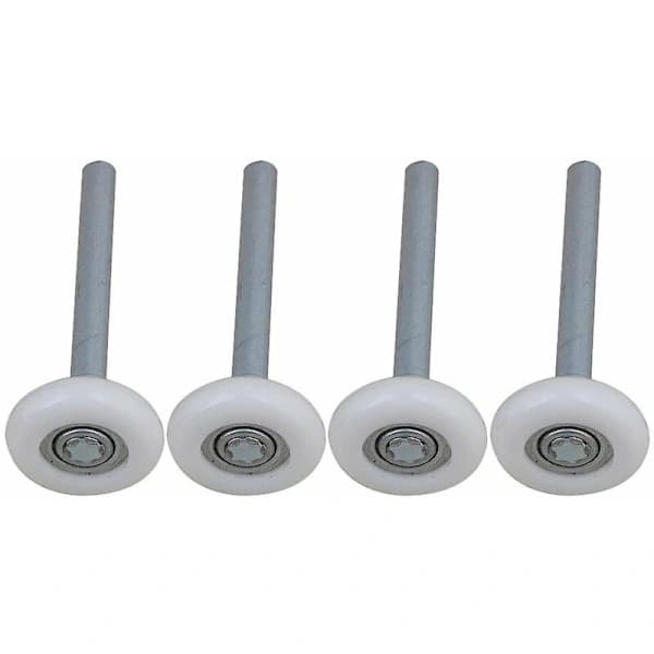Garage Door Rollers, 4-Pack Nylon Sealed Ball Bearing Garage Door Rollers with 115mm Shaft