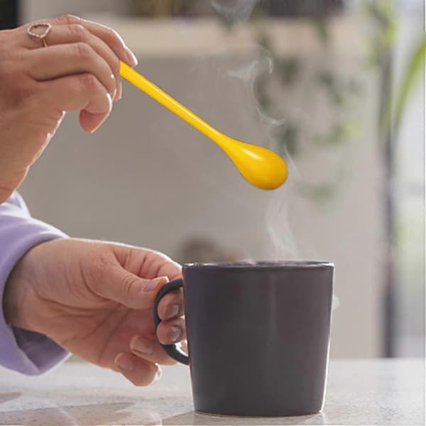 6-pack Long-handled Spoons, Colorful Spoons, Long Egg Spoons, Coffee Spoons, Coffee Stirring Spoons