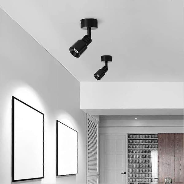 Adjustable 10°-60° Narrow Beam Angle 3000k Ceiling Mounted Spotlight 7W Zoomable Spotlight with Zoom Function